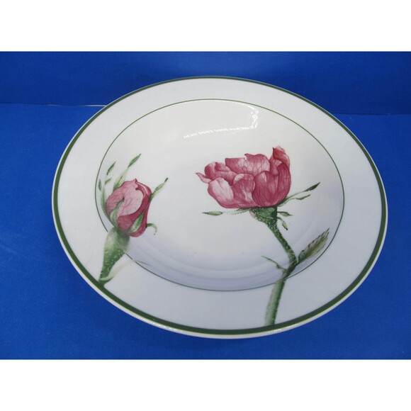 Villeroy & Boch Flora Wild Rose 7 3/4 Inch Rimmed Cereal Bowl - Picture 3 of 7